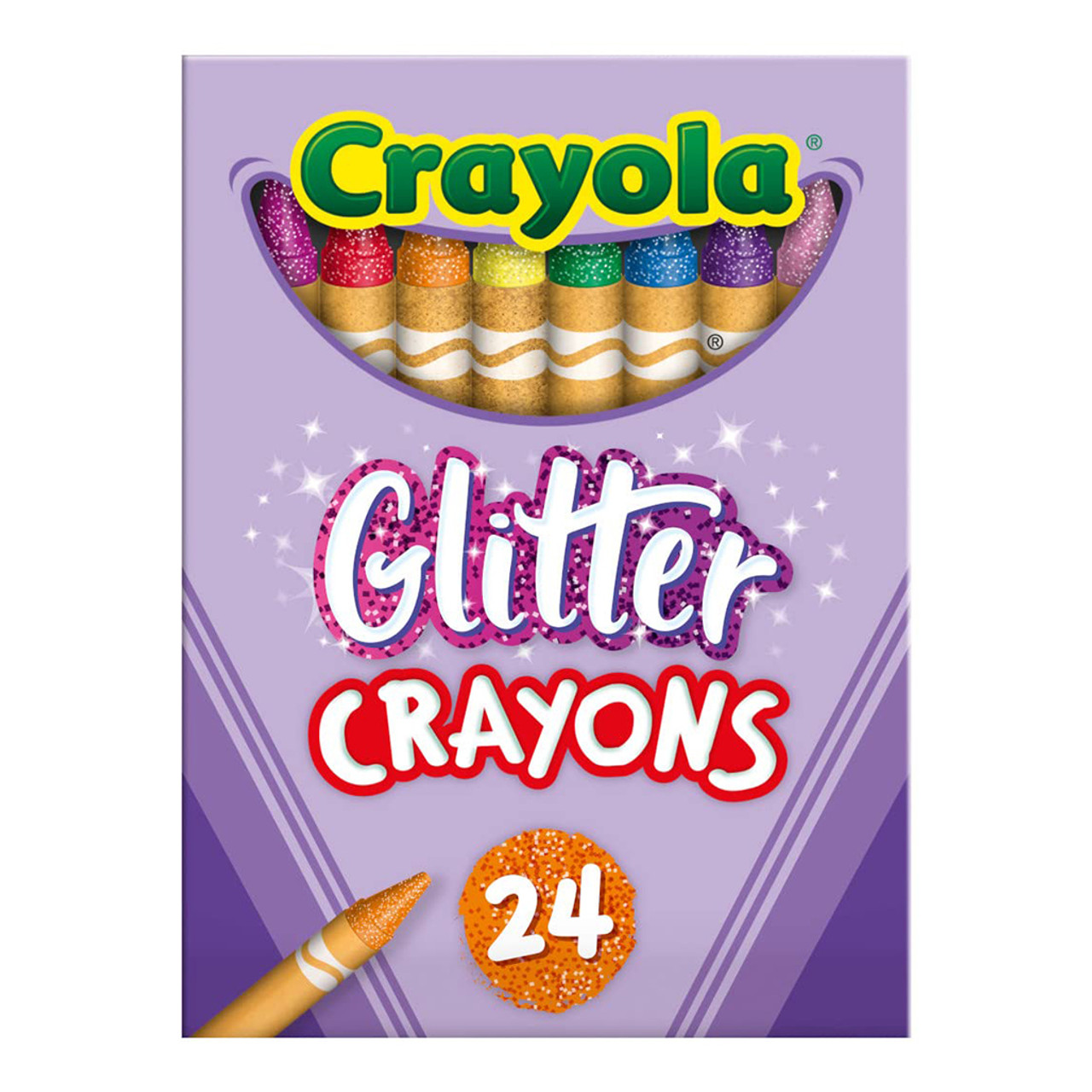 Crayola Crayons - Glitter - 24 Pieces